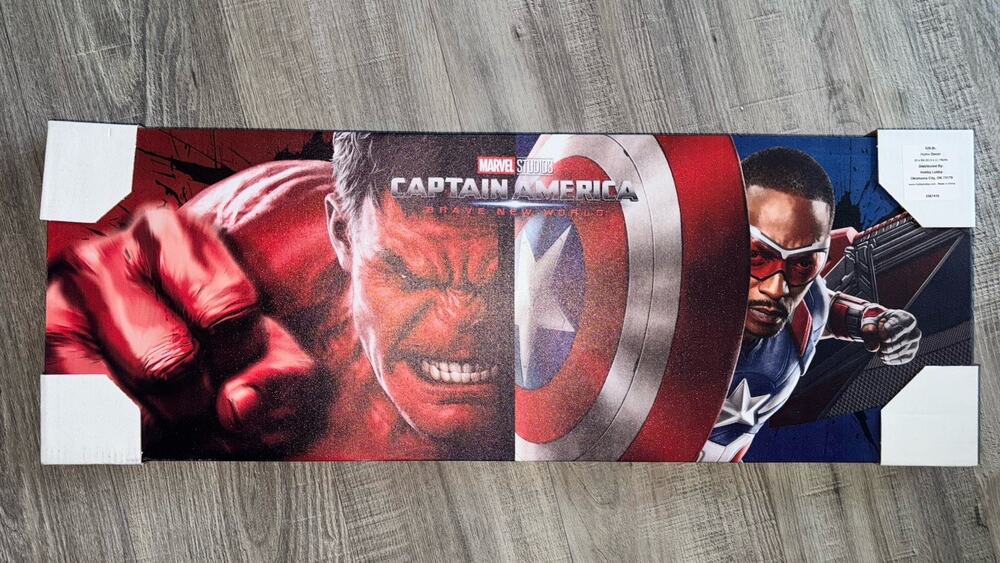 Marvel Captain America Brave New World Red Hulk Wall Art Hobby Lobby New